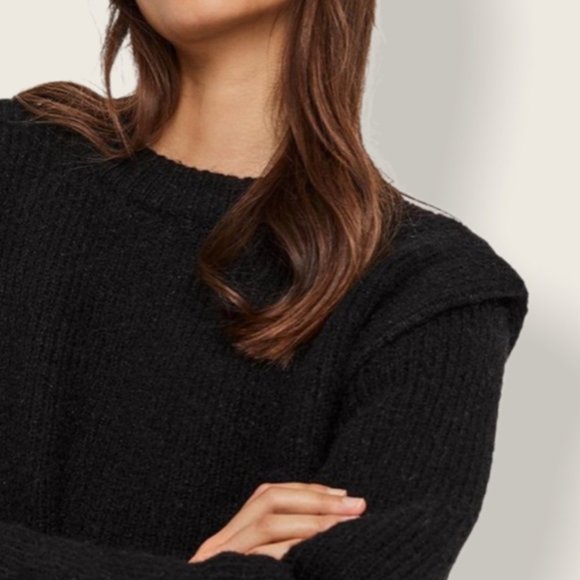 New Vero Moda Daisy Wide Shoulder Sweater Size S - Picture 2 of 12